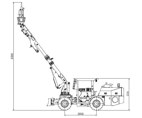 Desatador de rocas subterráneo, HT65