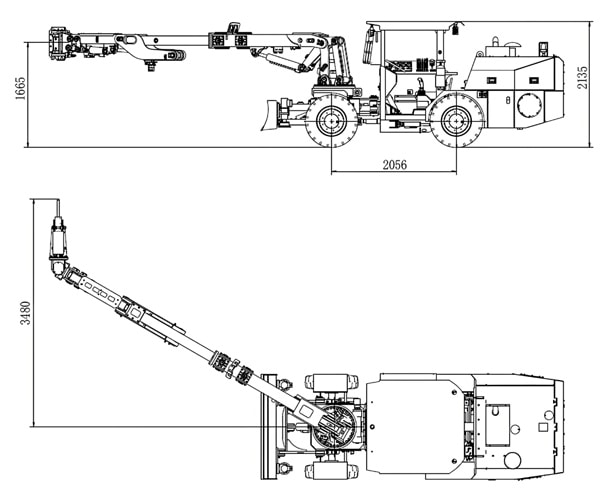 Desatador de rocas subterráneo, HT65